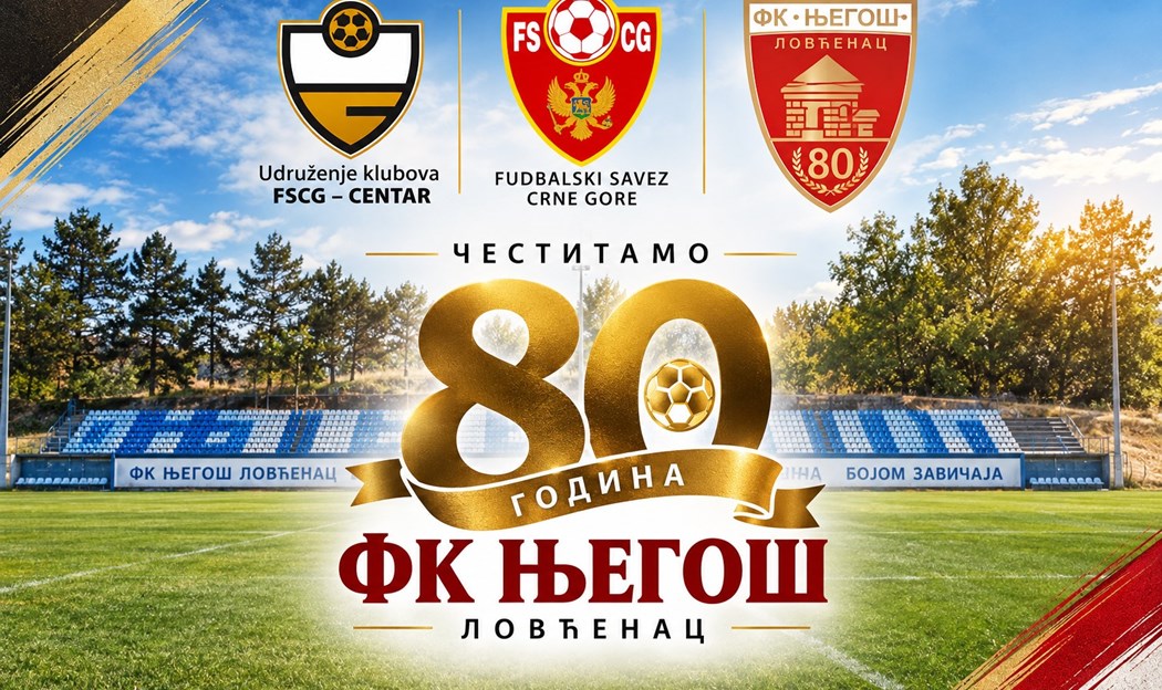 Delegacija FSCG na obilježavanju 80 godina FK Njegoš