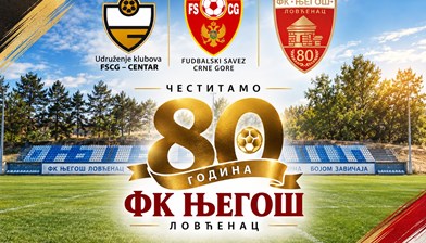 Delegacija FSCG na obilježavanju 80 godina FK Njegoš